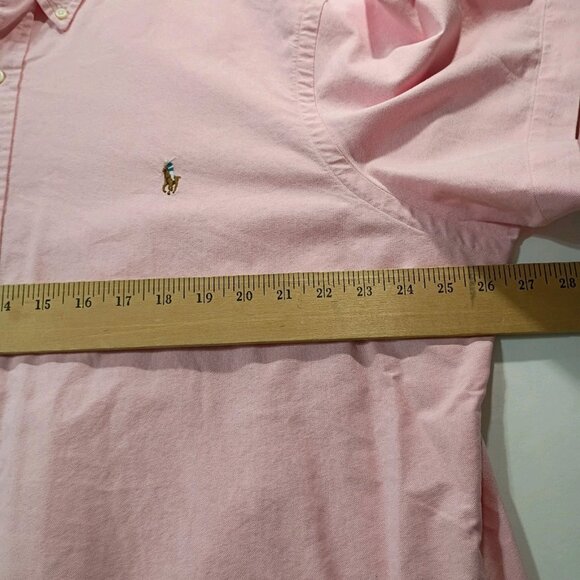 Polo Ralph Lauren Core Replen Mens XXL 2XL Shirt Pink Classic Fit Flesh Pony NEW - Picture 10 of 12